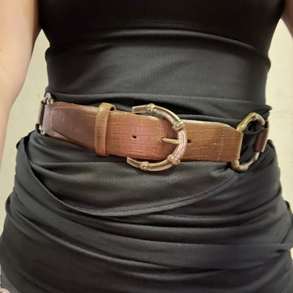 Carlisle | Accessories | Vintage Carlisle Brown Leather Belt  display picture 2